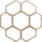 Ekena Millwork Florin Wood Fretwork Pierced Ceiling Medallion, Red Oak, 30"OD x 12 3/4"ID x 1/4"T CMWP30X30X0250FORO - alternate 1